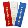 1-5/8"x6" Vertical Stock Title Ribbon (TREASURER)